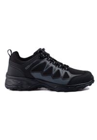 Męskie buty trekkingowe DK czarne. Kolor: czarny. Materiał: materiał #1