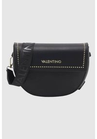 Valentino by Mario Valentino - VALENTINO Czarna torebka Bigs Flap Bag. Kolor: czarny