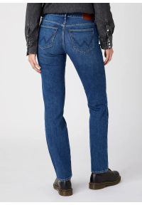 Wrangler - WRANGLER damskie spodnie jeansowe STRAIGHT AIRBLUE