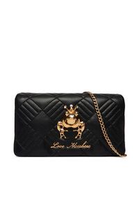 Love Moschino - LOVE MOSCHINO Torebka JC4269PP0OKH1000 Czarny. Kolor: czarny. Materiał: skórzane #6