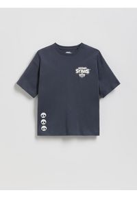 Reserved - T-shirt Brawl Stars - granatowy. Kolor: niebieski. Materiał: dzianina, bawełna #1