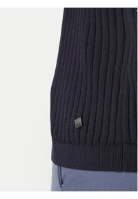 Karl Lagerfeld - KARL LAGERFELD Polo 655016 562304 Granatowy Regular Fit. Typ kołnierza: polo. Kolor: niebieski. Materiał: bawełna #3