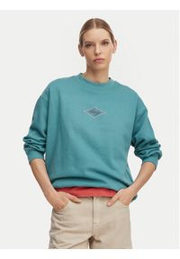 Quiksilver Bluza EQWFT03188 Zielony Oversize. Kolor: zielony. Materiał: bawełna #8