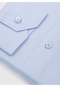 Pako Lorente - PAKO LORENTE – Jasnoniebieska koszula z dzianiny. Okazja: na co dzień. Kolor: niebieski, szary. Materiał: dzianina. Długość rękawa: długi rękaw. Długość: długie. Styl: casual #3