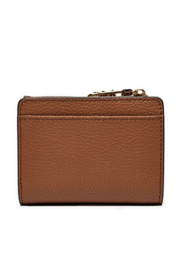 MICHAEL Michael Kors Mały Portfel Damski 32S4G8ED7L Brązowy. Kolor: brązowy. Materiał: skóra