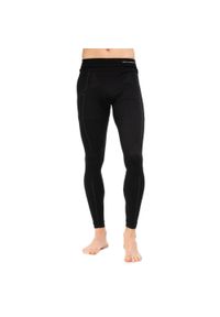 Brubeck - LEGINSY EXTREME WOOL LE11120 MĘSKIE-BLACK l. Kolor: czarny. Sezon: lato. Sport: turystyka piesza #1