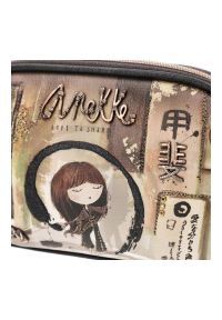 Anekke - Portfel ANEKKE - 37719-709 Brązowy. Kolor: brązowy. Materiał: skórzane