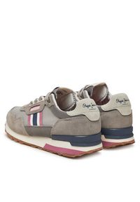 Pepe Jeans Sneakersy Kingston Heritage W PLS40033 Różowy. Kolor: różowy. Materiał: skóra, zamsz #4