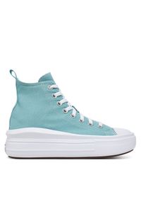 Converse Trampki Chuck Taylor All Star Move Platform A10703C Zielony. Kolor: zielony. Materiał: materiał. Obcas: na platformie #1