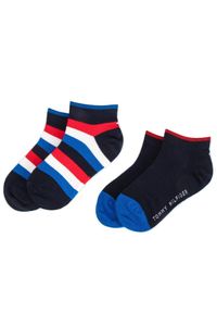TOMMY HILFIGER - Skarpety długie Tommy Hilfiger. Kolor: niebieski