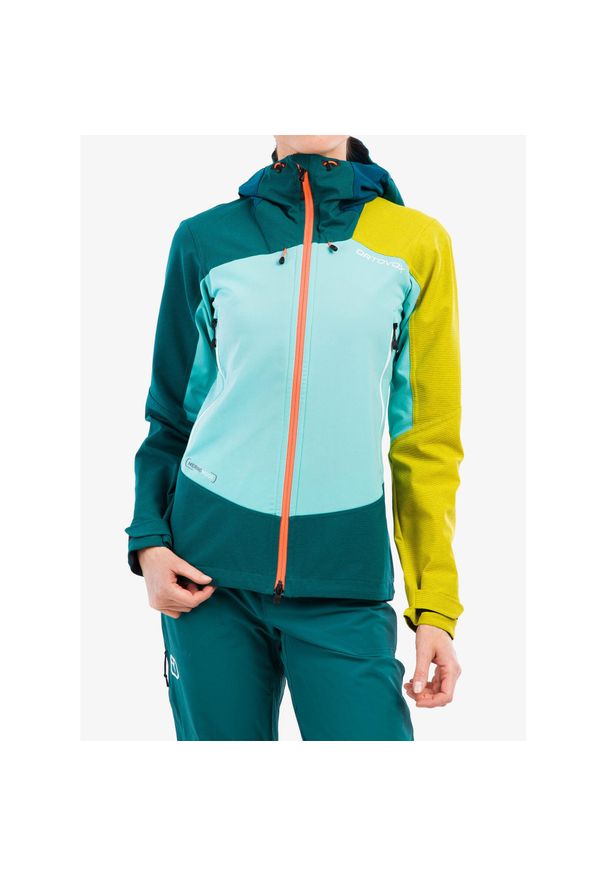 ORTOVOX - Kurtka softshell damska Ortovox Westalpen Softshell Jacket. Kolor: zielony. Materiał: softshell