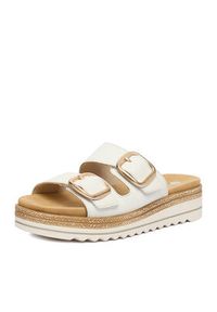 Remonte Klapki CEO-D0Q66-80 Écru. Materiał: skóra, syntetyk #6