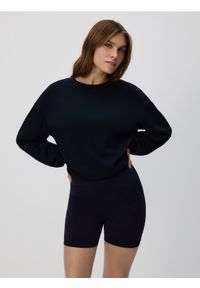 Reserved - Szorty typu kolarki - czarny. Kolor: czarny. Materiał: dzianina #1
