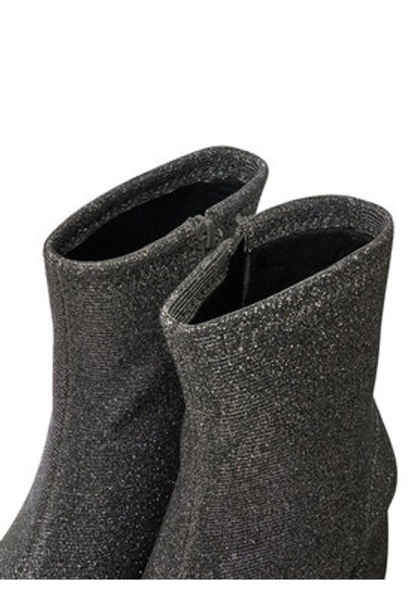 only - ONLY Botki 15329844 Szary. Kolor: szary. Materiał: materiał
