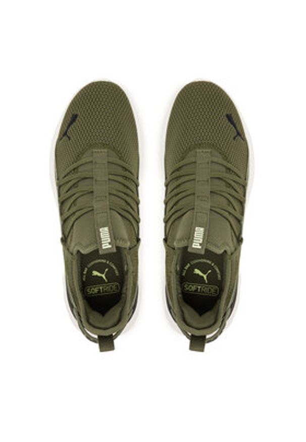 Puma Sneakersy Softride Carson Fresh Zielony. Kolor: zielony. Materiał: materiał