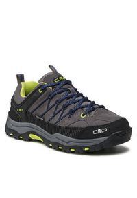 CMP Trekkingi Kids Rigel Low Trekking Shoes Wp 3Q13244J Szary. Kolor: szary. Materiał: skóra, zamsz. Sport: turystyka piesza #7