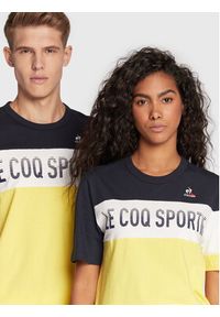 Le Coq Sportif T-Shirt Unisex Saison 2 2220294 Żółty Regular Fit. Kolor: żółty. Materiał: bawełna #5