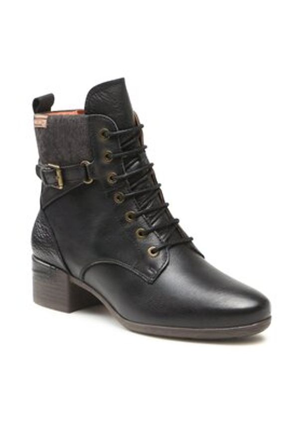 Pikolinos Botki W6W-8953C1 Czarny. Kolor: czarny. Materiał: skóra