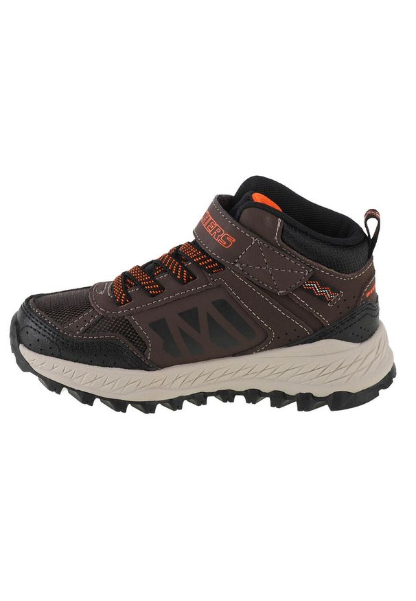 skechers - Buty trekkingowe dla chłopca, Skechers Fuse Tread-Trekor. Kolor: brązowy. Model: Skechers Sport. Sport: turystyka piesza
