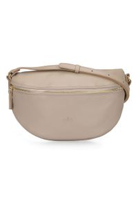 Wittchen - Damska torba nerka ze skóry. Kolor: beżowy. Materiał: skóra #1