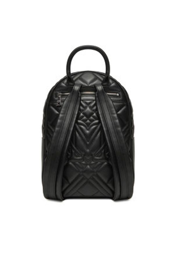 Love Moschino - LOVE MOSCHINO Plecak JC4154PP1MLA000B Czarny. Kolor: czarny. Materiał: skóra