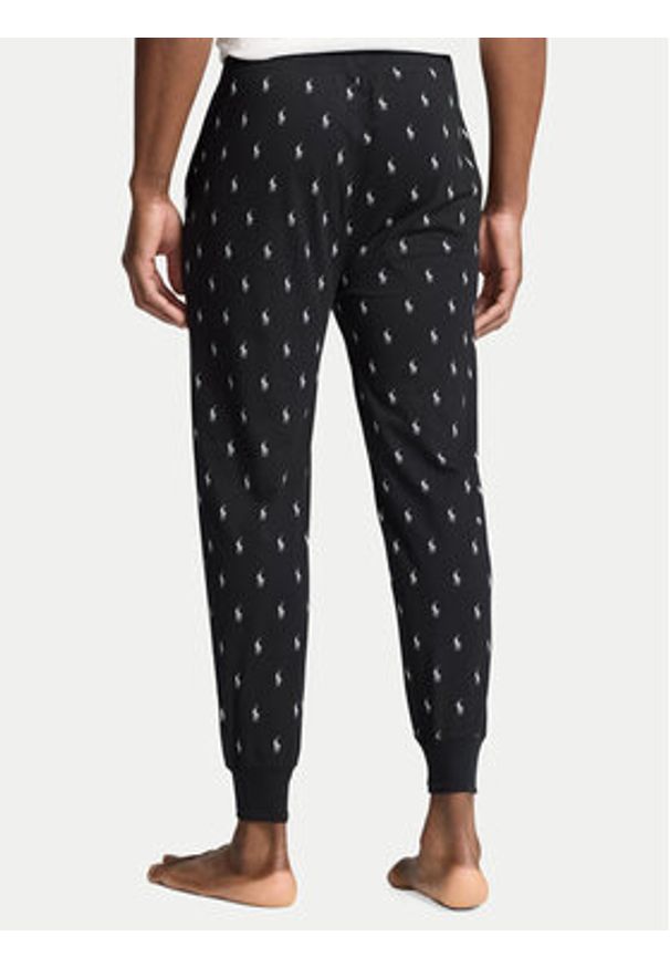 Polo Ralph Lauren Spodnie piżamowe 714899500001 Czarny Regular Fit. Kolor: czarny. Materiał: bawełna