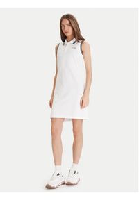 Guess Sukienka codzienna V5GK04 KCOK1 Biały Bodycon Fit. Okazja: na co dzień. Kolor: biały. Materiał: bawełna. Typ sukienki: bodycon, proste. Styl: casual #4