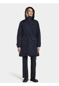 Didriksons Parka Lene 504261 Granatowy Relaxed Fit. Kolor: niebieski. Materiał: syntetyk