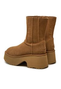 Ugg Botki W Classic Twin Seam New Heights 1158313 Brązowy. Kolor: brązowy. Materiał: skóra #4