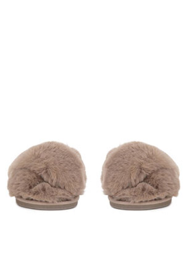 DeeZee Kapcie WFA3204-2 Beżowy. Kolor: beżowy. Materiał: materiał