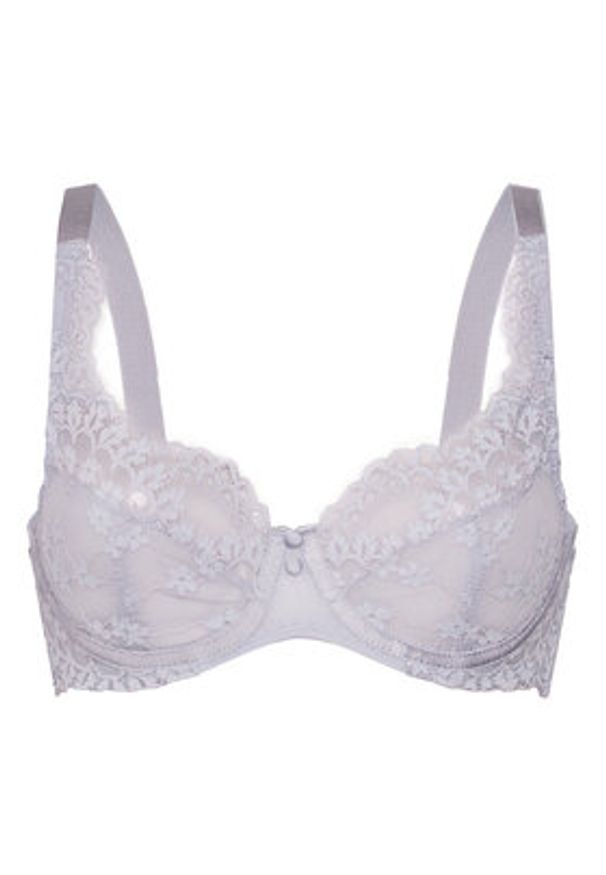 Hunkemöller Biustonosz z fiszbiną Daisy 301148 Fioletowy. Kolor: fioletowy. Materiał: syntetyk