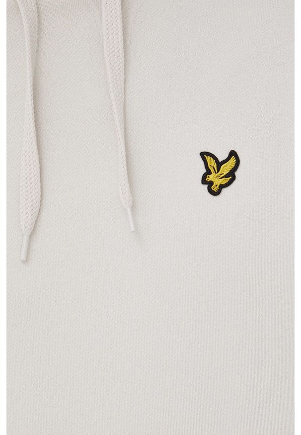 Lyle & Scott bluza bawełniana męska kolor beżowy z kapturem gładka. Okazja: na co dzień. Typ kołnierza: kaptur. Kolor: beżowy. Materiał: bawełna. Wzór: gładki. Styl: casual