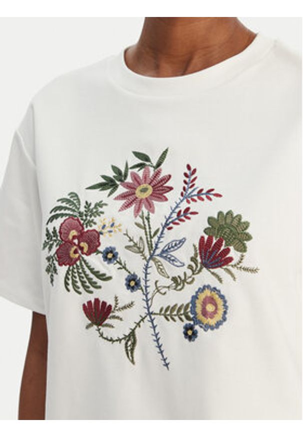 Weekend Max Mara T-Shirt Sabato 2615941112 Biały Regular Fit. Kolor: biały. Materiał: bawełna