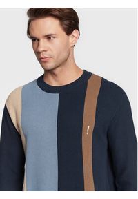 !SOLID - Solid Sweter 21107243 Granatowy Regular Fit. Kolor: niebieski. Materiał: bawełna #2