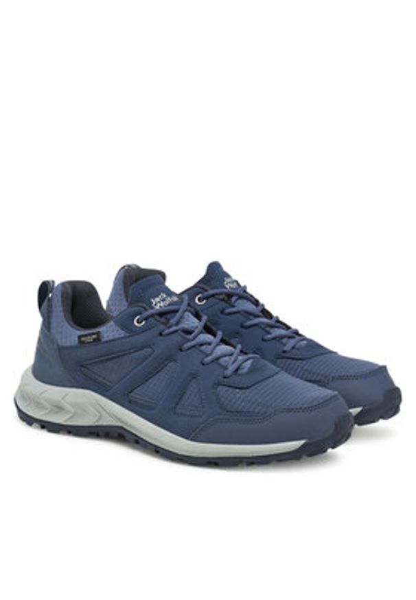 Jack Wolfskin Trekkingi Woodland 2 Texapore Low 4051341 Granatowy. Kolor: niebieski. Materiał: materiał