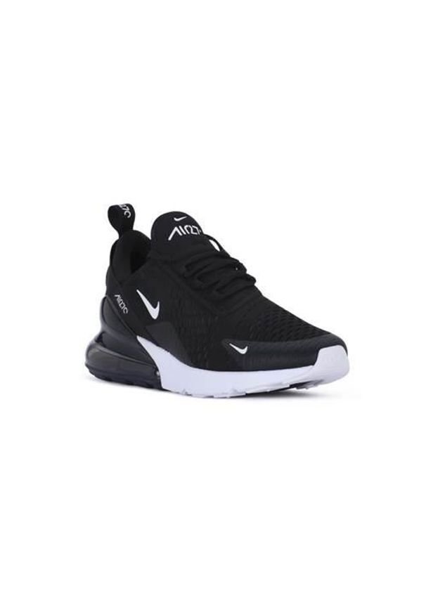 Buty do chodzenia damskie Nike Air Max 270. Zapięcie: sznurówki. Kolor: wielokolorowy, czarny. Materiał: materiał, syntetyk, tkanina. Szerokość cholewki: normalna. Model: Nike Air Max. Sport: turystyka piesza