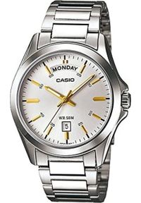 Zegarek Casio Męski MTP-1370D-7A2VDF srebrny 40mm. Kolor: srebrny #1