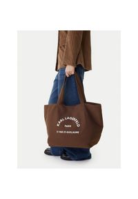 Karl Lagerfeld - Torebka KARL LAGERFELD. Kolor: brązowy #1