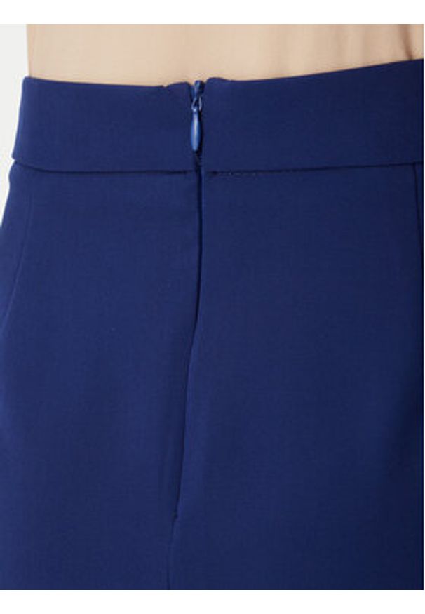 Maryley Spódnica mini 26EB710/43FR Granatowy Regular Fit. Kolor: niebieski. Materiał: syntetyk