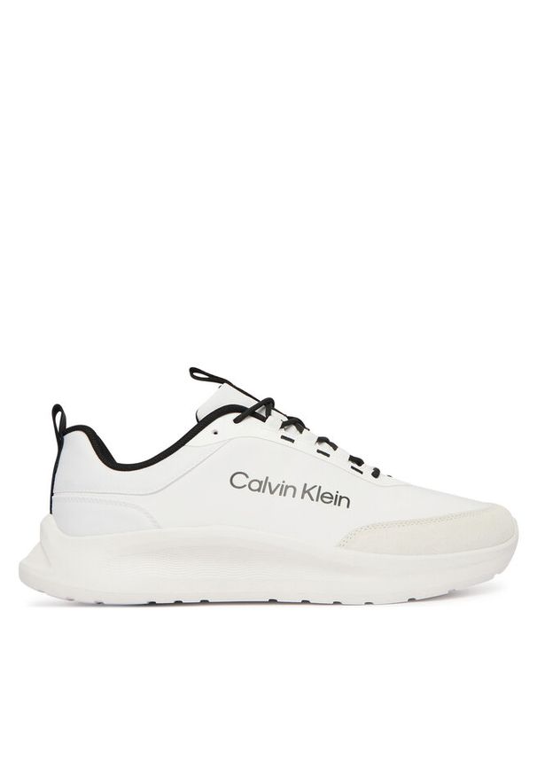 Sneakersy Calvin Klein. Kolor: biały