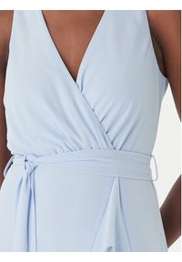 Morgan Sukienka koktajlowa 241-ROSVAL Błękitny Regular Fit. Kolor: niebieski. Materiał: syntetyk. Styl: wizytowy #4