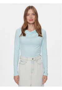 Vero Moda Bluzka Carol 10300935 Niebieski Regular Fit. Kolor: niebieski. Materiał: syntetyk #1