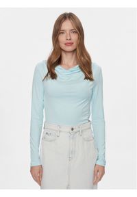 Vero Moda Bluzka Carol 10300935 Niebieski Regular Fit. Kolor: niebieski. Materiał: syntetyk