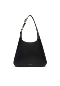 Calvin Klein Torebka Hardware Adj Strap Medium Bag LV04F3402G Czarny. Kolor: czarny. Materiał: skórzane #1