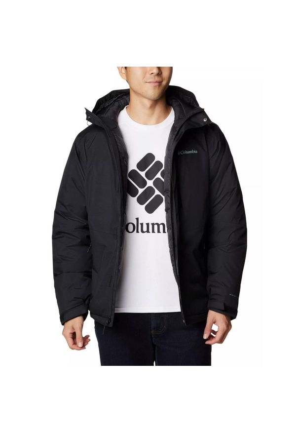 columbia - Płaszcz zimowy męski Columbia Oak Harbor Insulated. Kolor: czarny. Technologia: Omni-Heat (Columbia). Sezon: zima