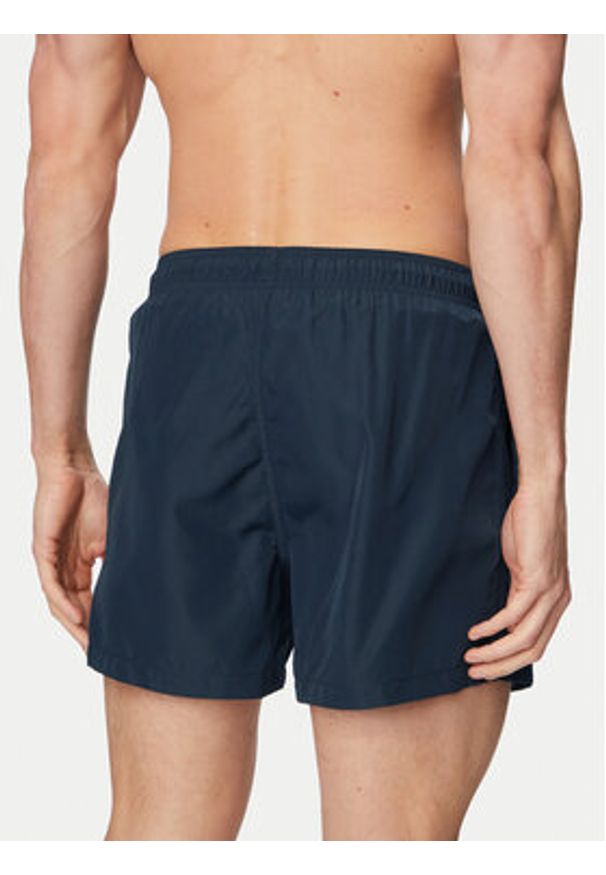EA7 Emporio Armani Szorty kąpielowe 7M001677 AF13019 MB010 Granatowy Regular Fit. Kolor: niebieski. Materiał: syntetyk