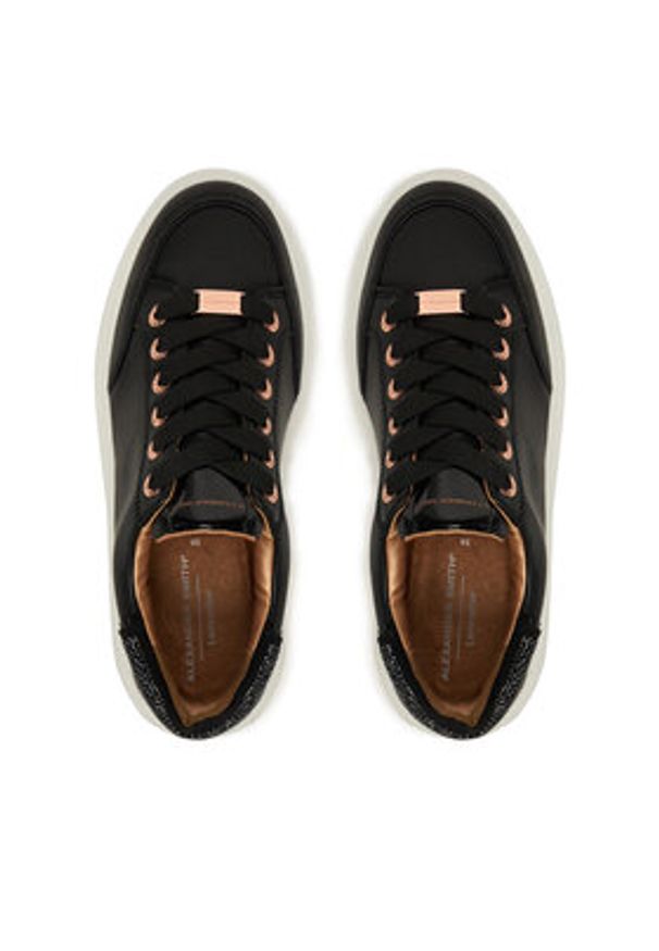 Alexander Smith Sneakersy Lancaster ASBCLSW-1912-BLK Czarny. Kolor: czarny. Materiał: skóra