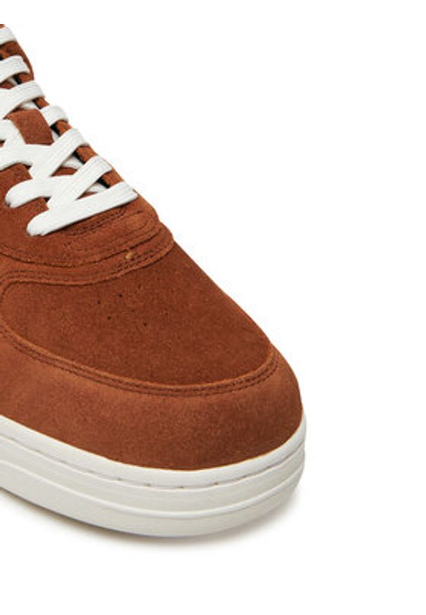 Polo Ralph Lauren Sneakersy 809973704002 Brązowy. Kolor: brązowy. Materiał: skóra, zamsz