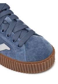 Weekend Max Mara Sneakersy 2515761094600 Niebieski. Kolor: niebieski. Materiał: zamsz, skóra #5