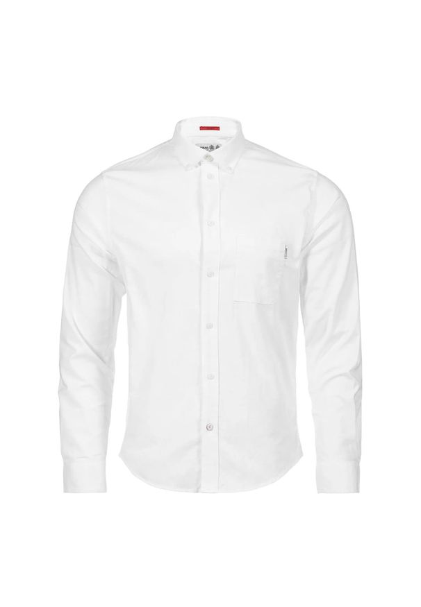 Koszula Musto Essential Oxford. Kolor: biały. Styl: elegancki